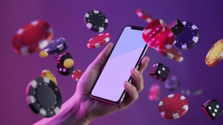 Wild West Gold mobile interface on smartphone screen